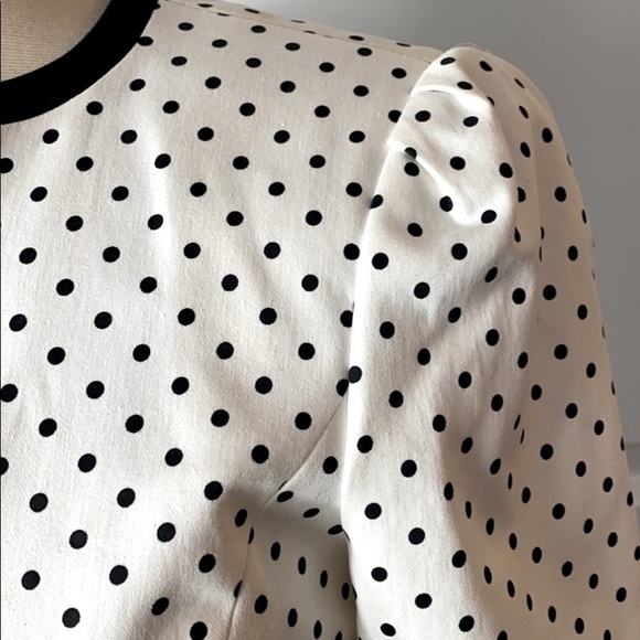 Tahiri Levine white and black polka dot blazer - Picture 6 of 10